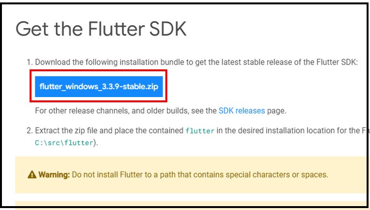 Flutter SDK